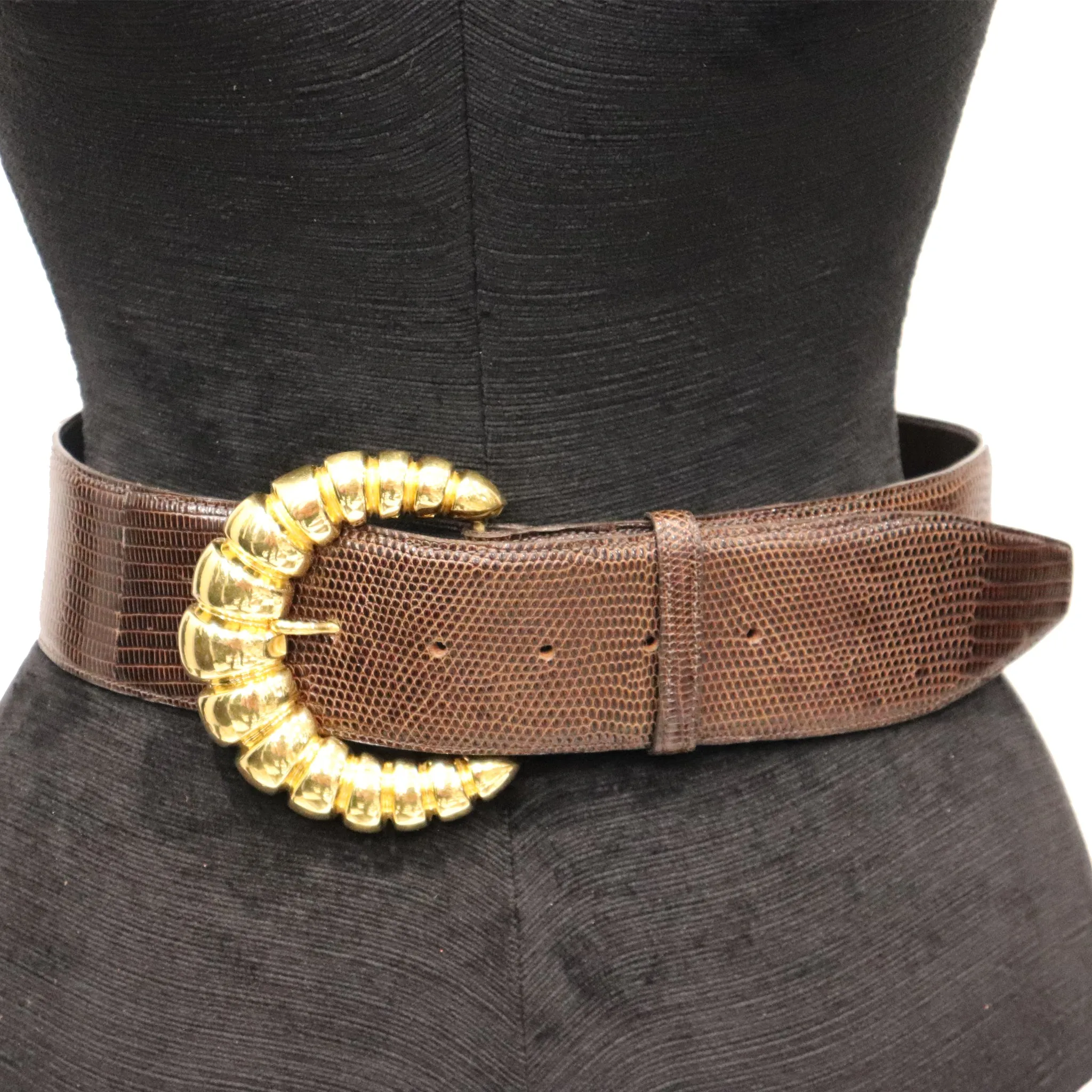 Kleingberg Sherrill Gold Buckle W/ Four Colored Belt Bands