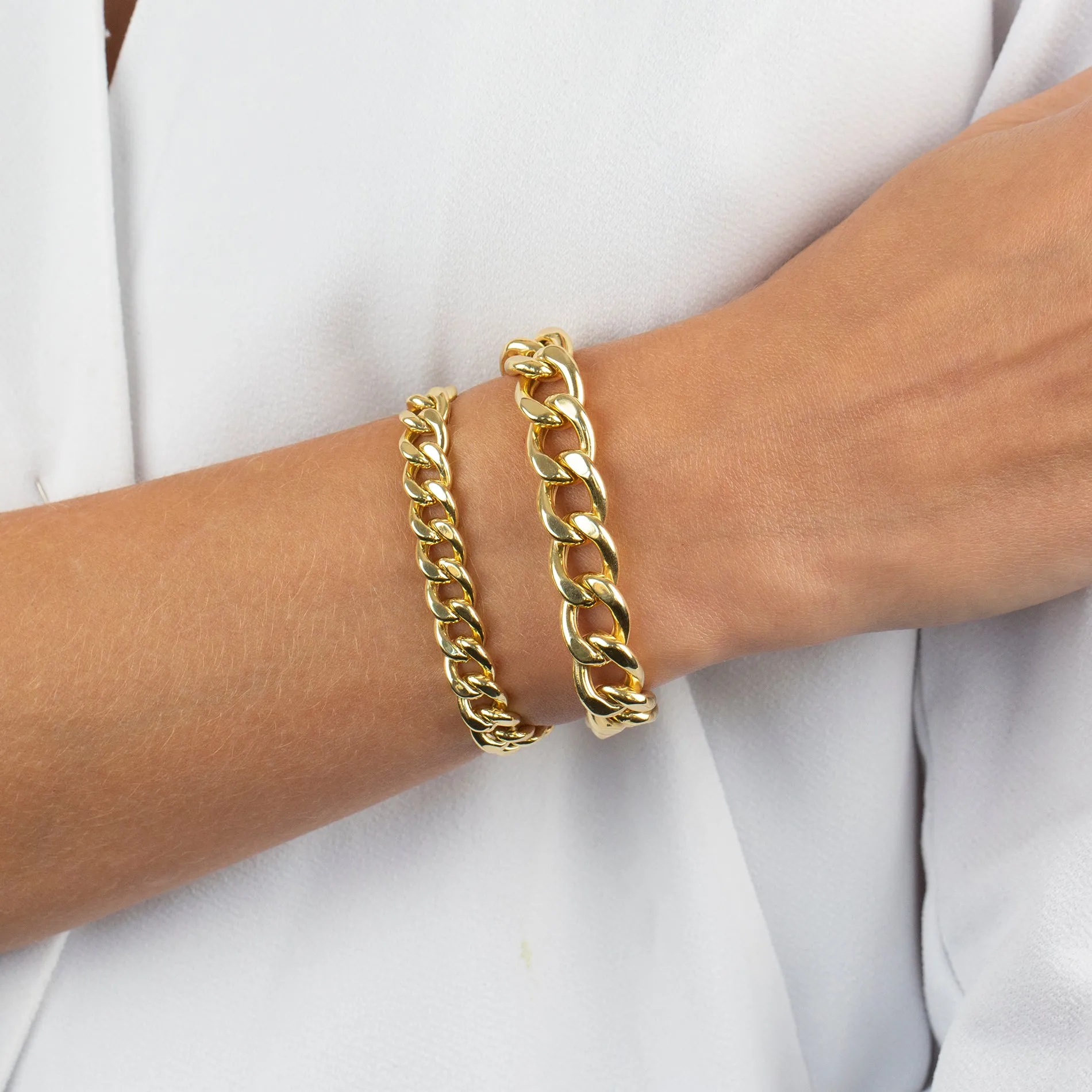 Large Miami Curb Link Bracelet