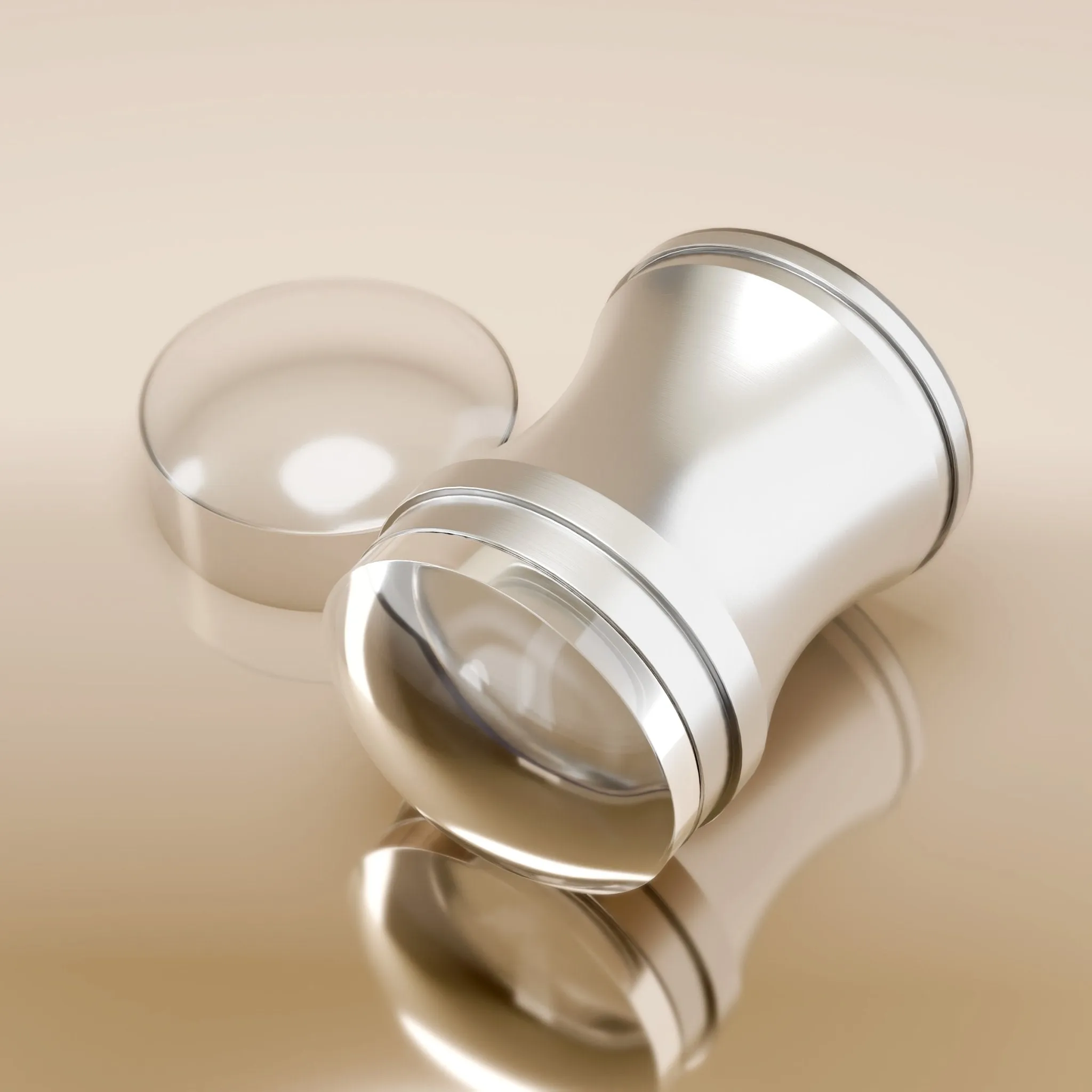 Large Silver Jelly Stamper