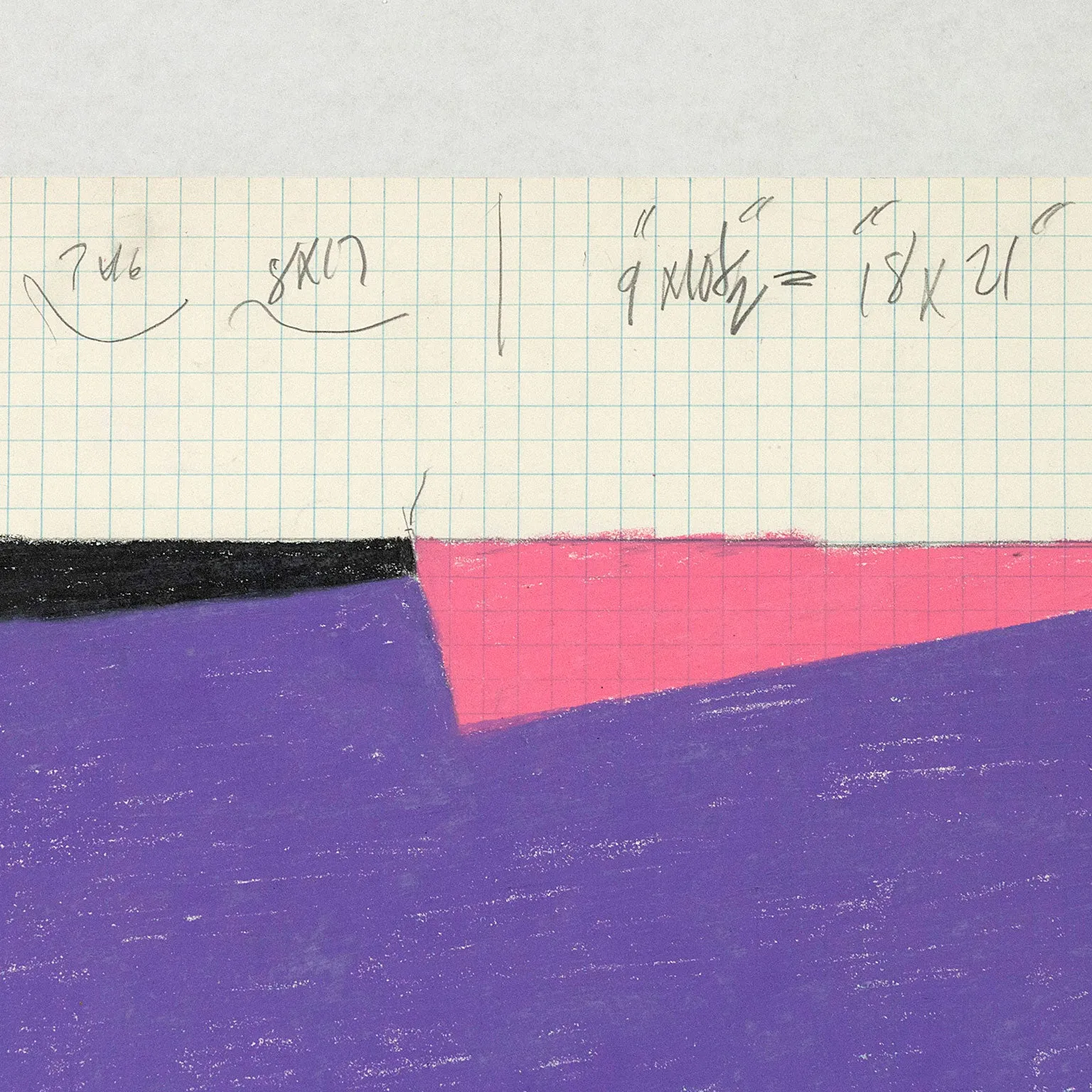 LARRY ZOX "ROTATION" DRAWING