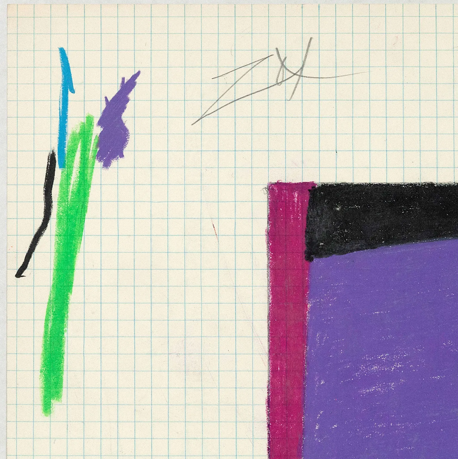 LARRY ZOX "ROTATION" DRAWING