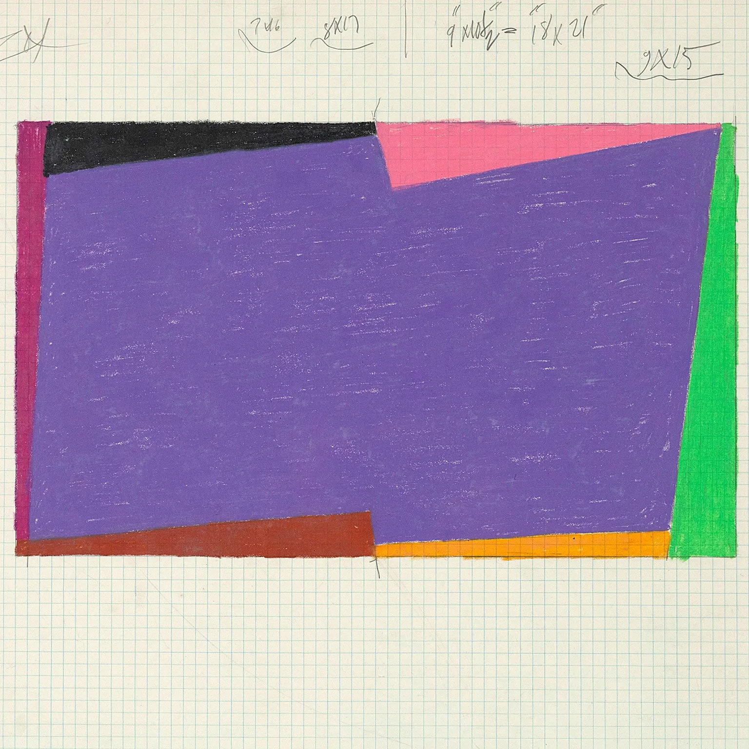 LARRY ZOX "ROTATION" DRAWING