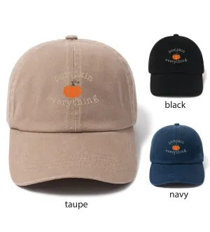 LCAP2970 - Pumpkin Everything Washed Twill Baseball Cap