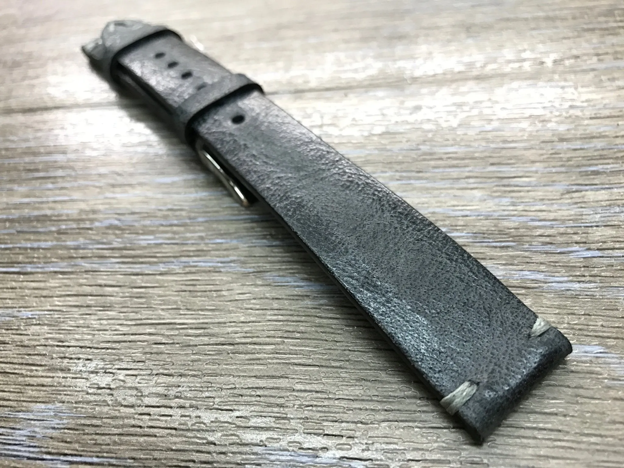 Leather Watch Strap, 20mm watch strap, Leather Watch Band, Black Wrist Watch band, 18mm 19mm 22mm leather watch strap, FREE SHIPPING