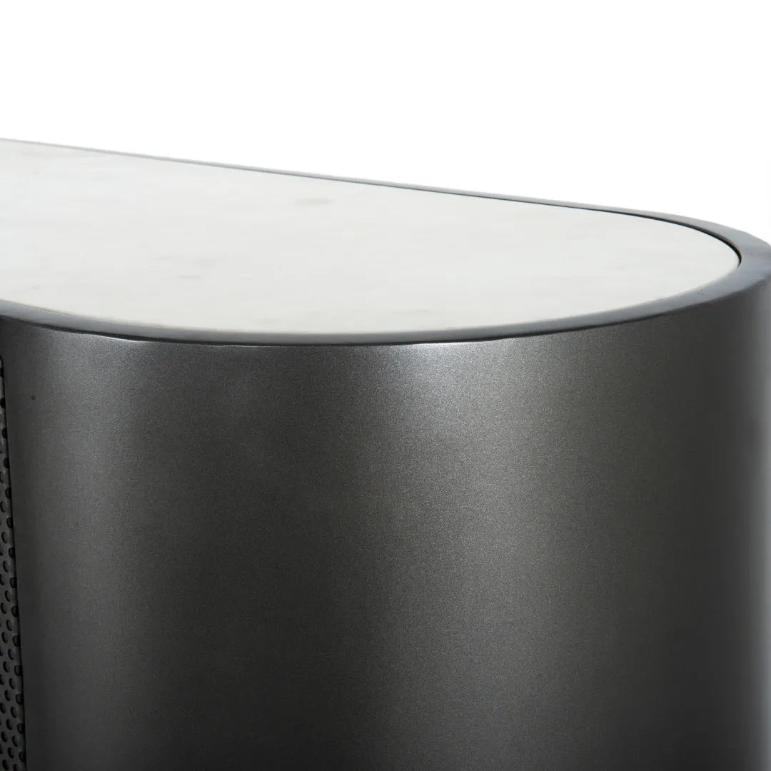Libby Small Cabinet-Gunmetal
