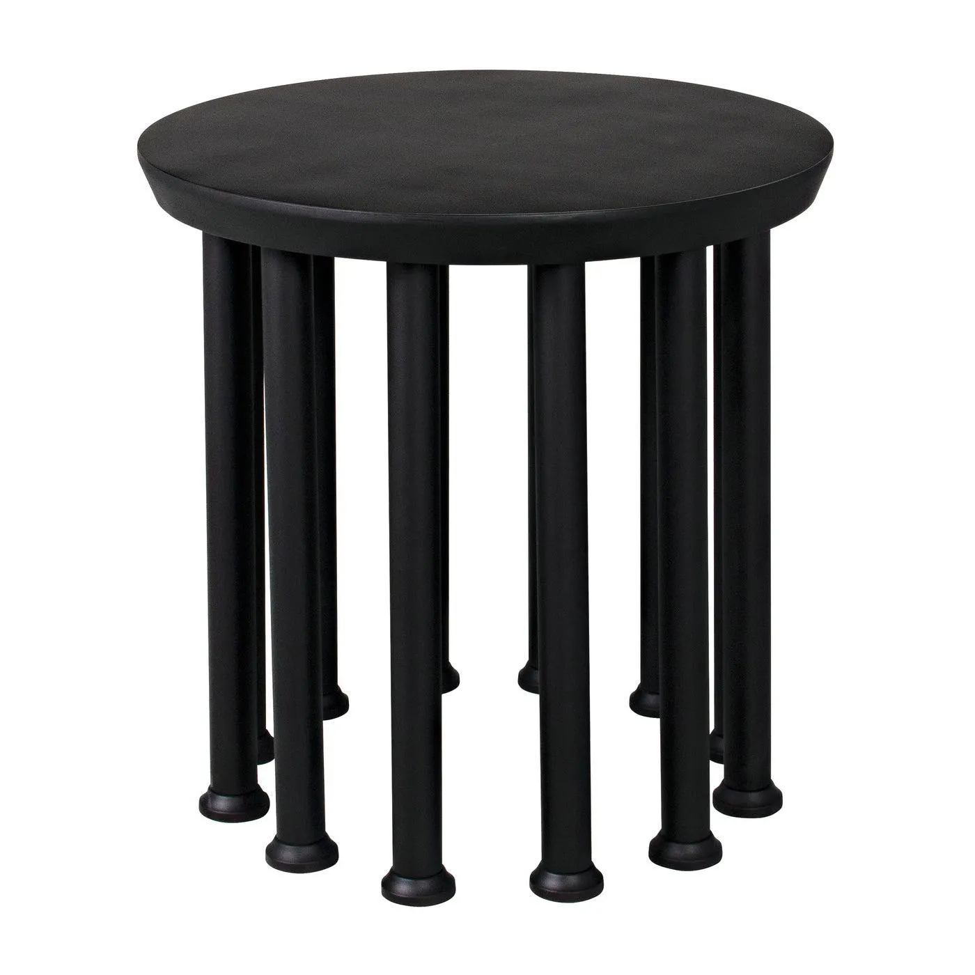 Lila Side Table, Black Steel