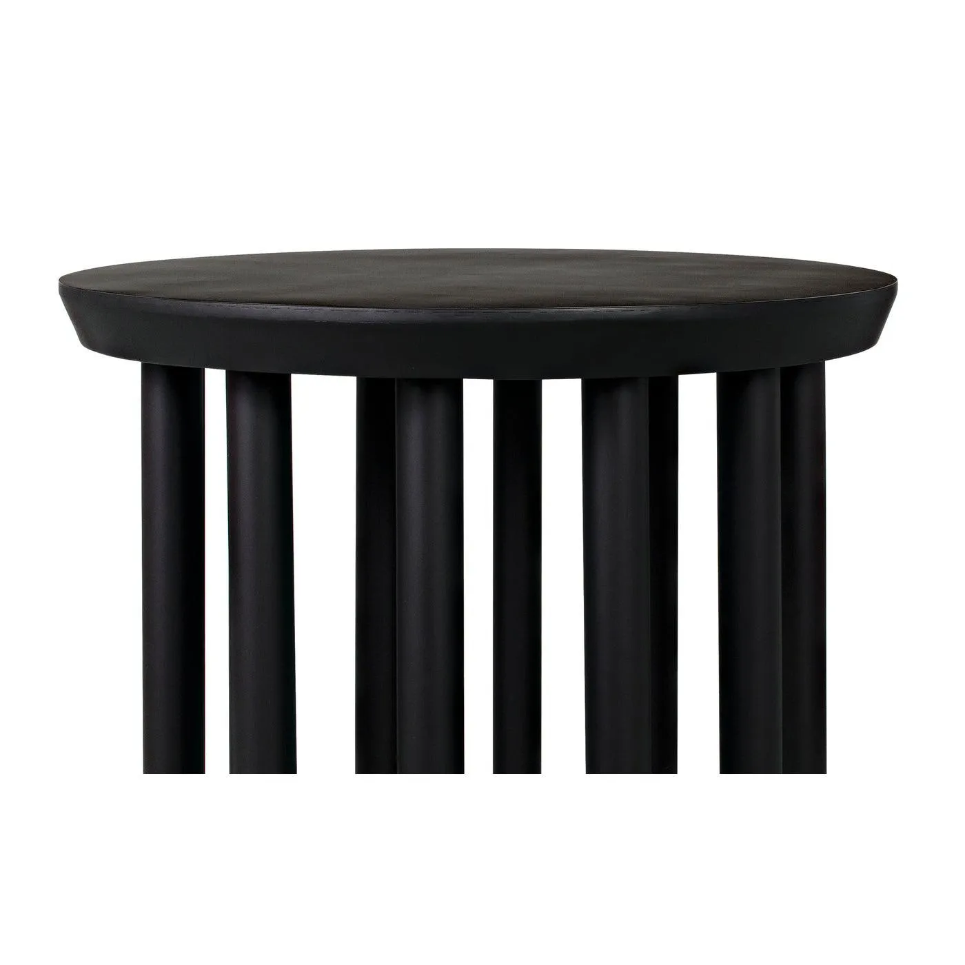 Lila Side Table, Black Steel