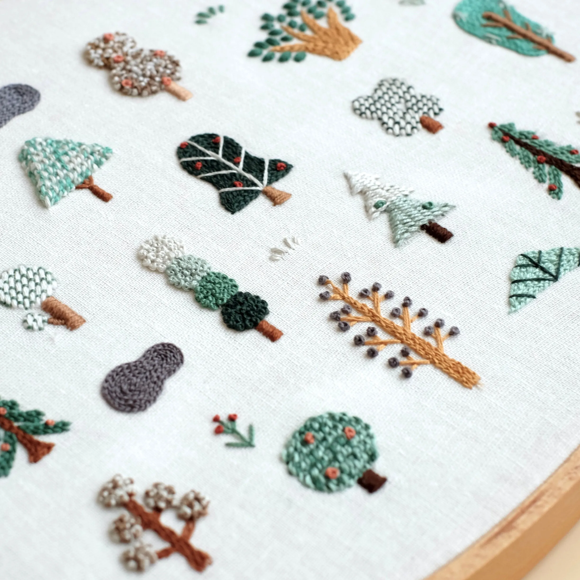 Lively Forest - PDF Pattern