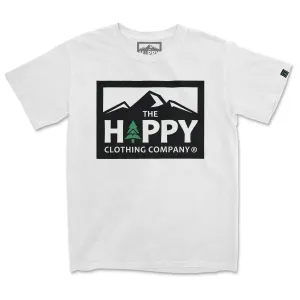 Logo Print Nature-Inspired Pigment Dyed Tee
