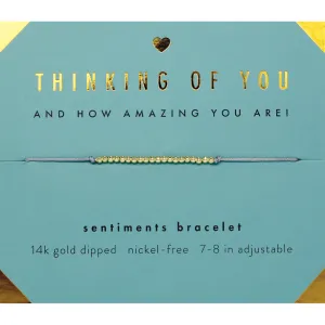 Lucky Feather Sentiments Bracelet Collection