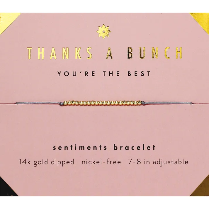 Lucky Feather Sentiments Bracelet Collection