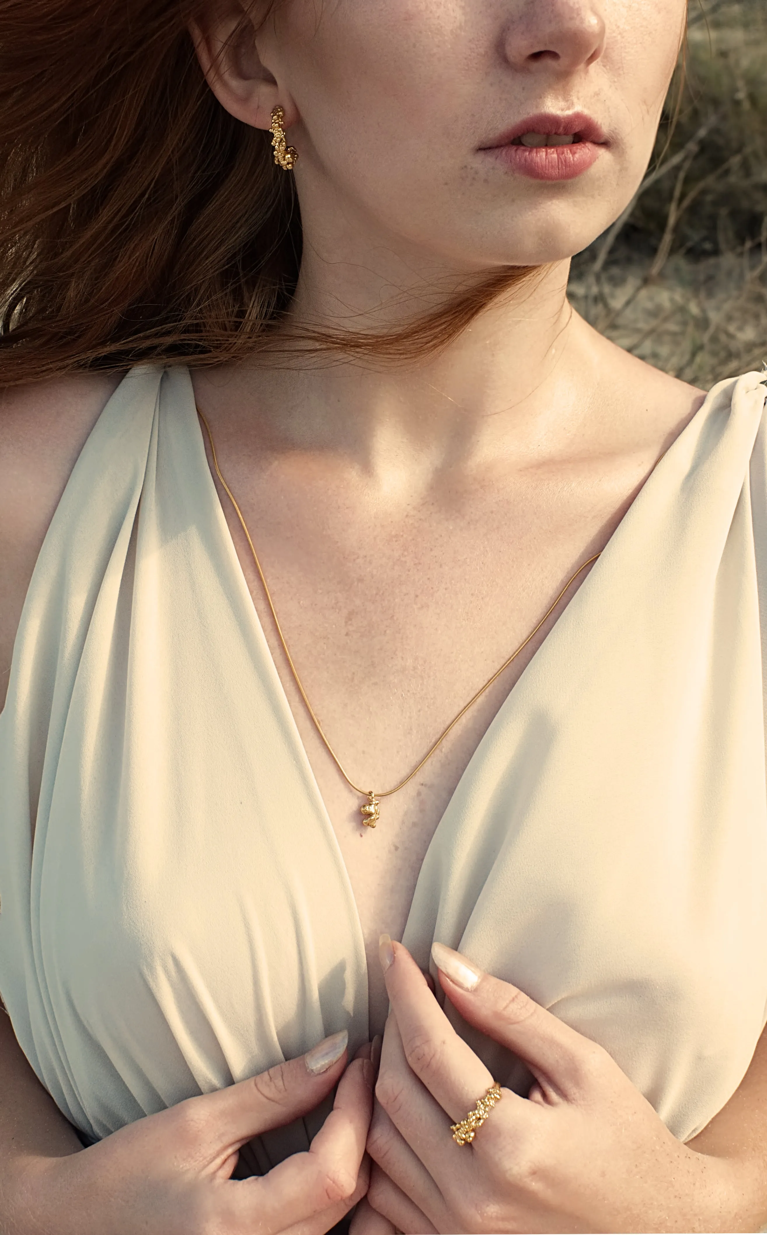 Mammatus necklace Gold