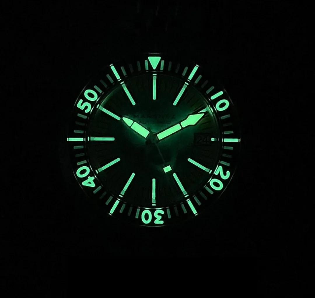 Maranez Samui Steel Automatic Watch Red Yellow