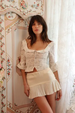 MARGOT TOP - VINTAGE IRIS