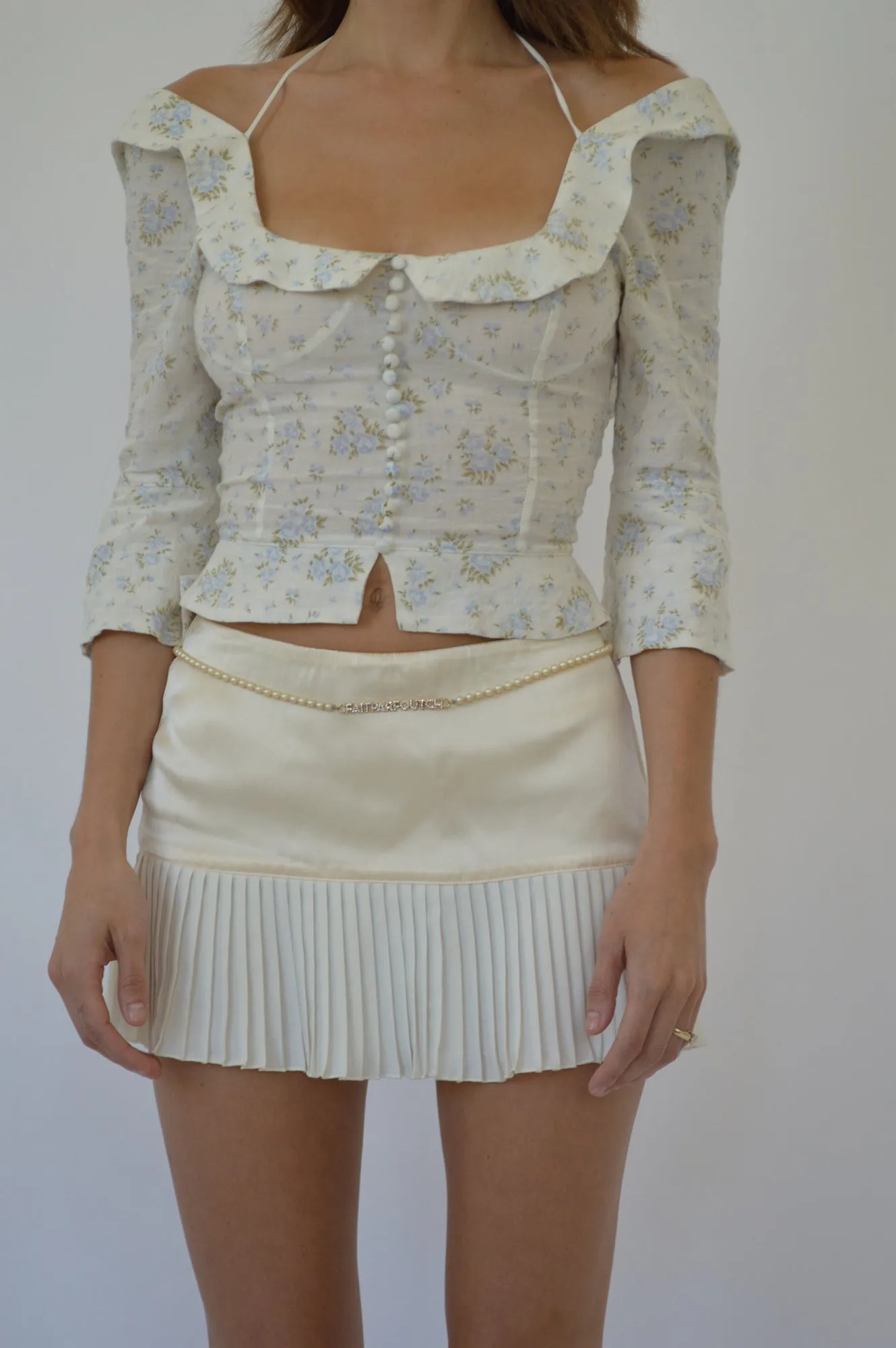 MARGOT TOP - VINTAGE IRIS