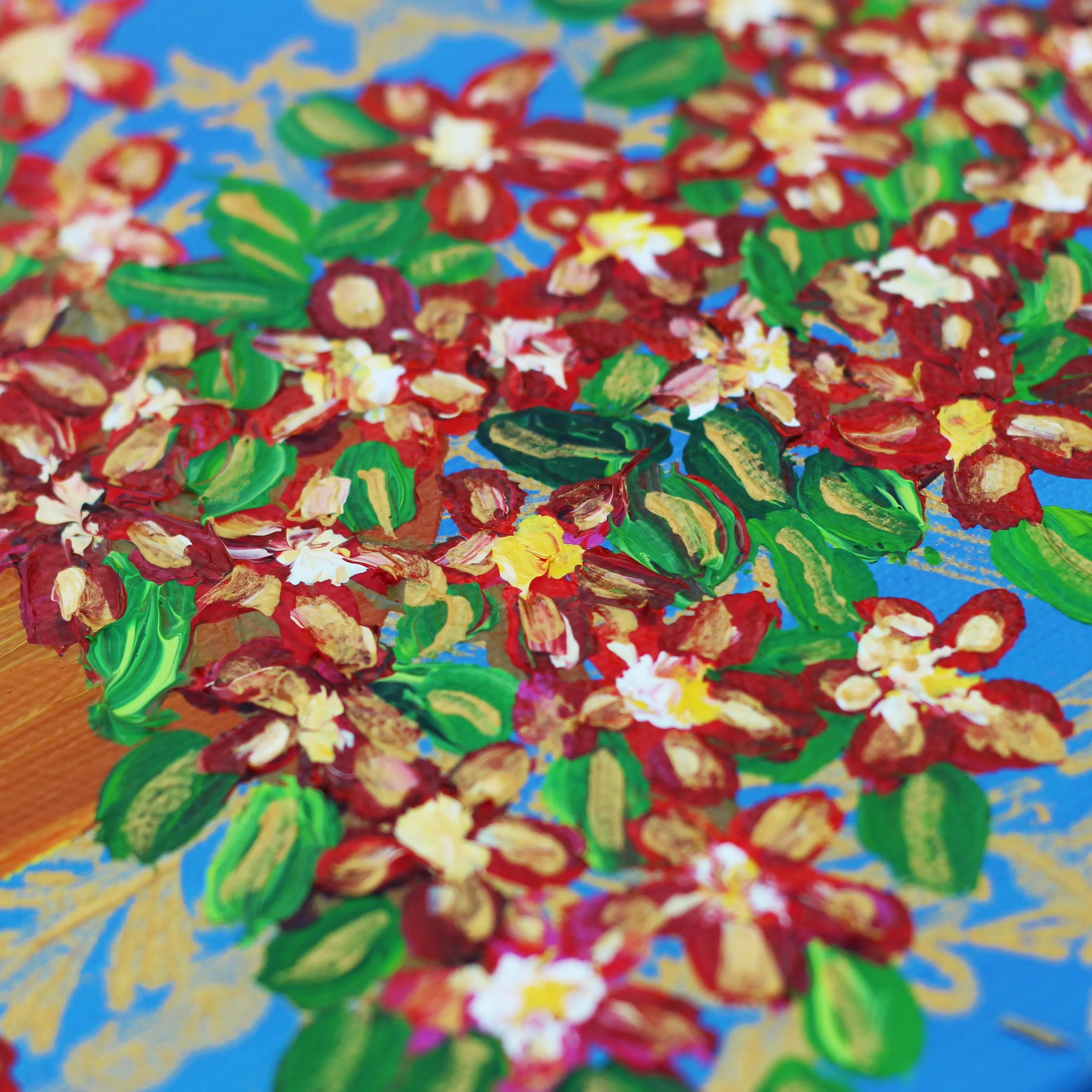 May Hawthorn & Emerald Fine Art Print
