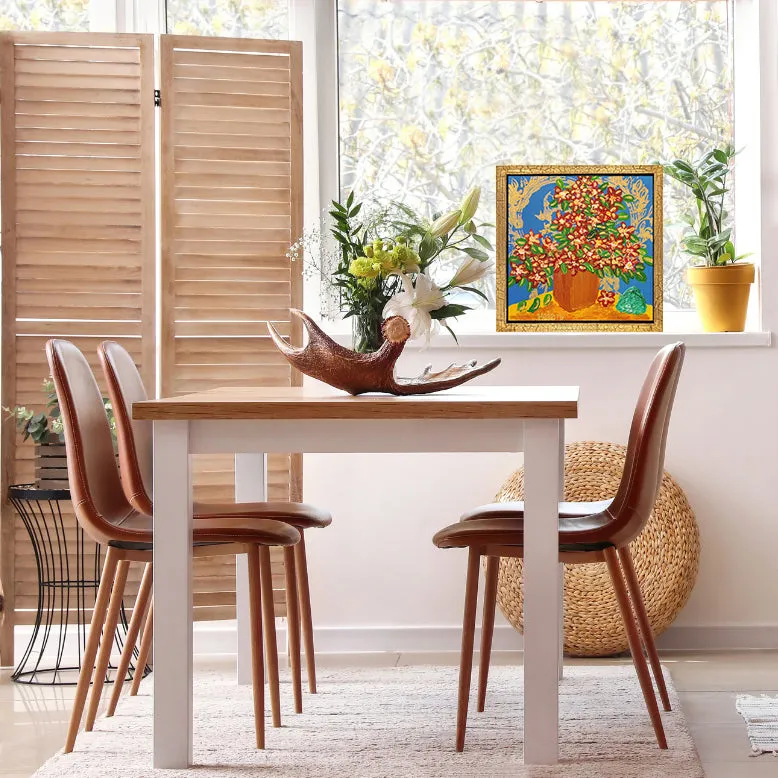 May Hawthorn & Emerald Fine Art Print