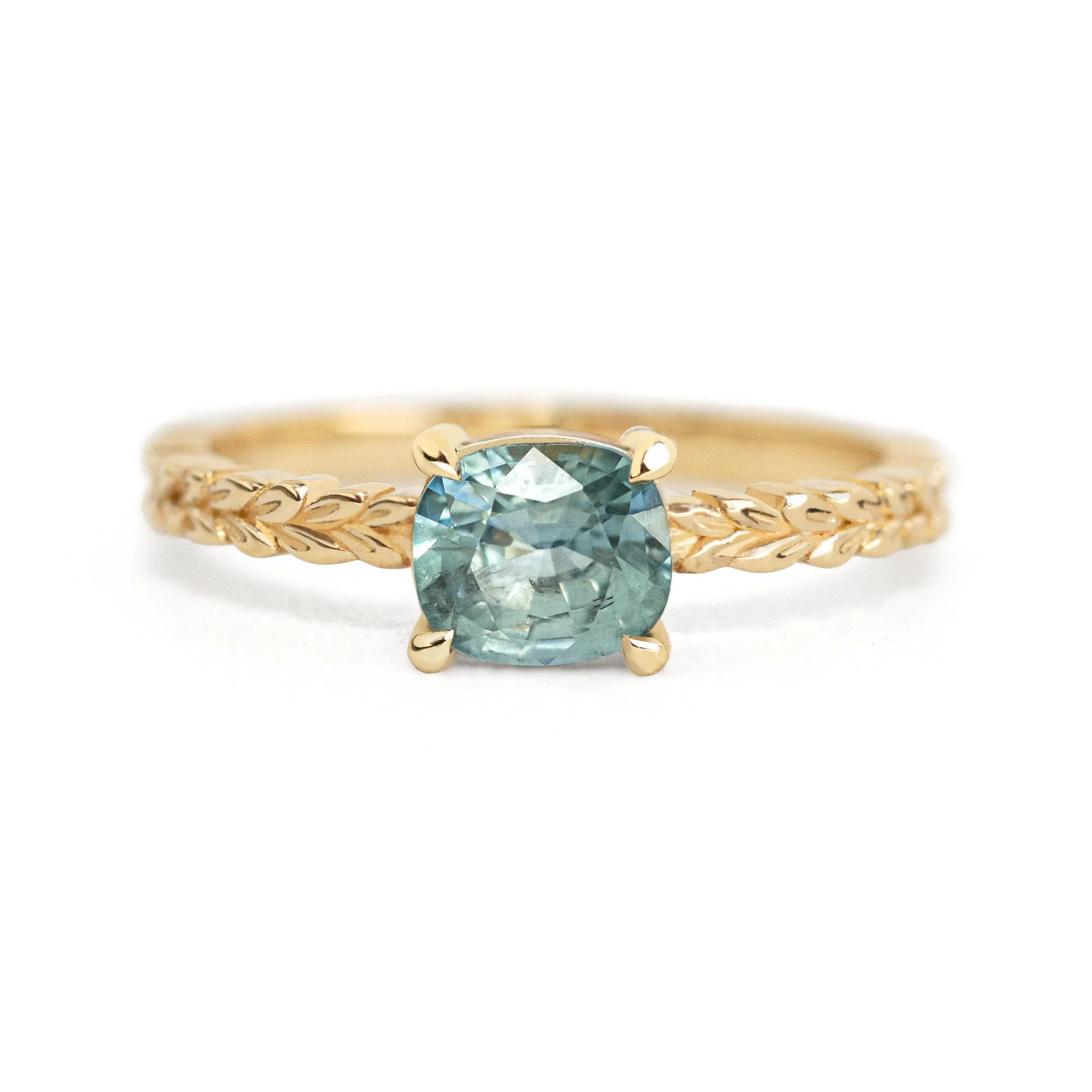 Meadow 1.16ct Cushion Montana Sapphire Ring