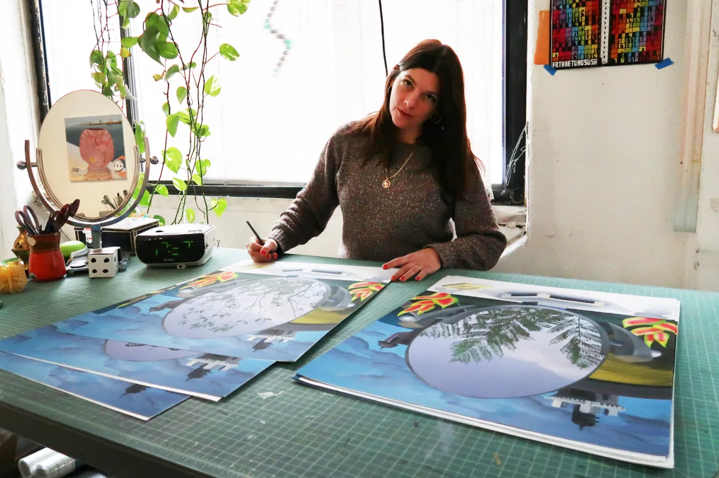 Melissa Brown, San Cristobal Crystal Ball, 2021; Signed and Numbered Limited Edition Print