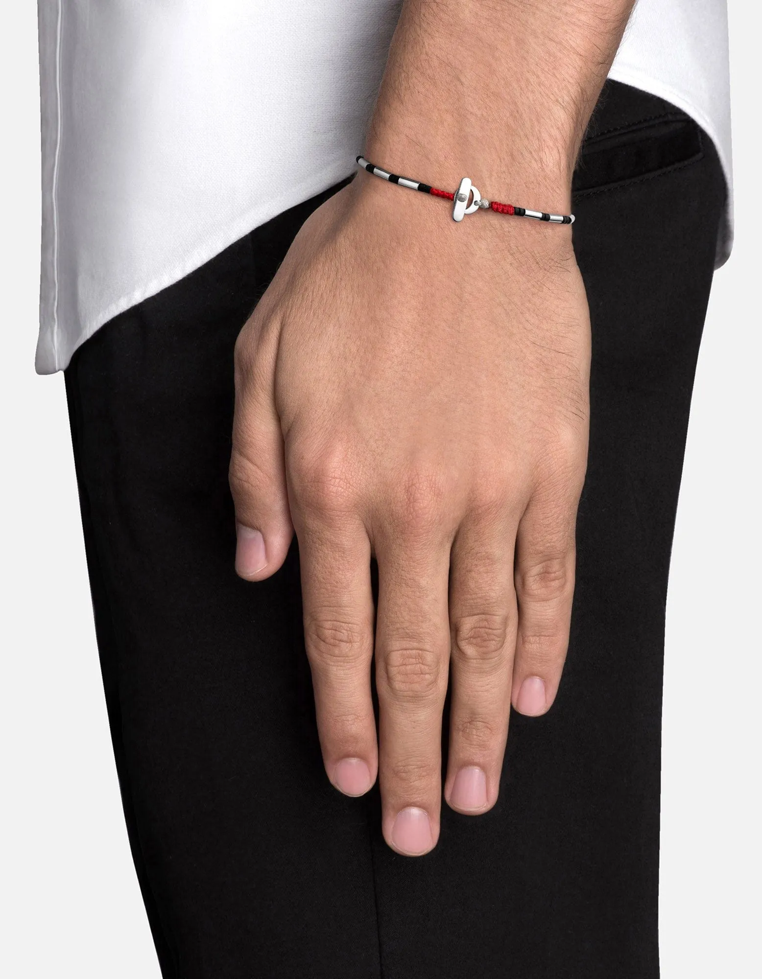Mercer Onyx Bracelet, Sterling Silver