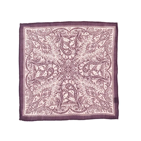 Merlot Majesty Pocket Square
