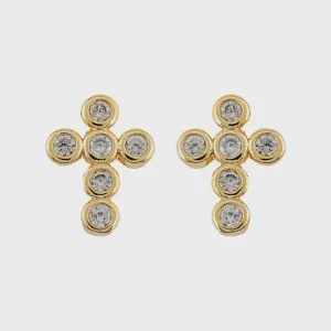 MIMI MINI CROSS STUDS