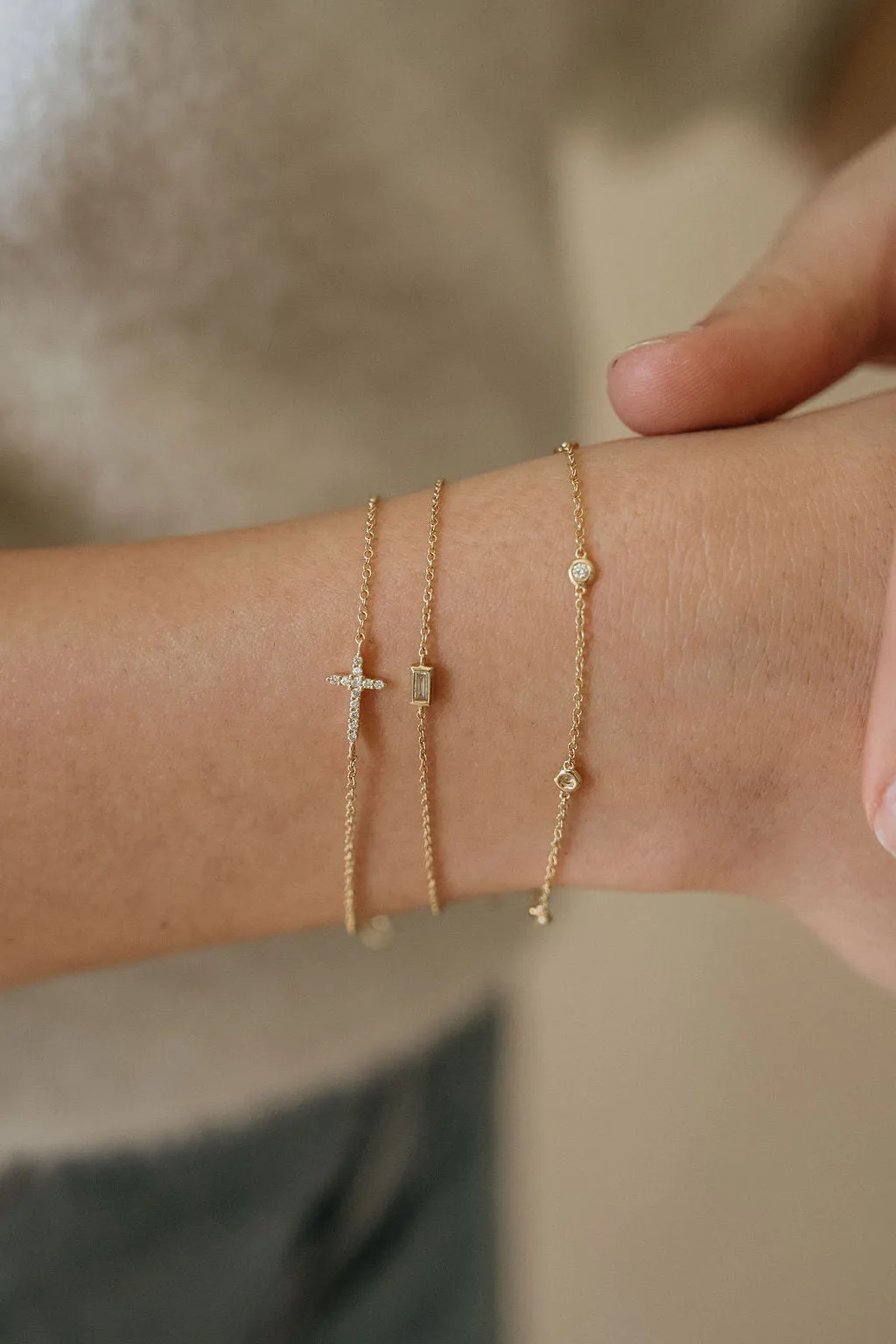 Mini Cross Bracelet