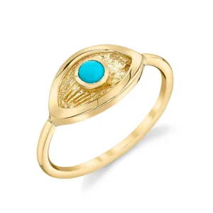 Mini Evil Eye Ring