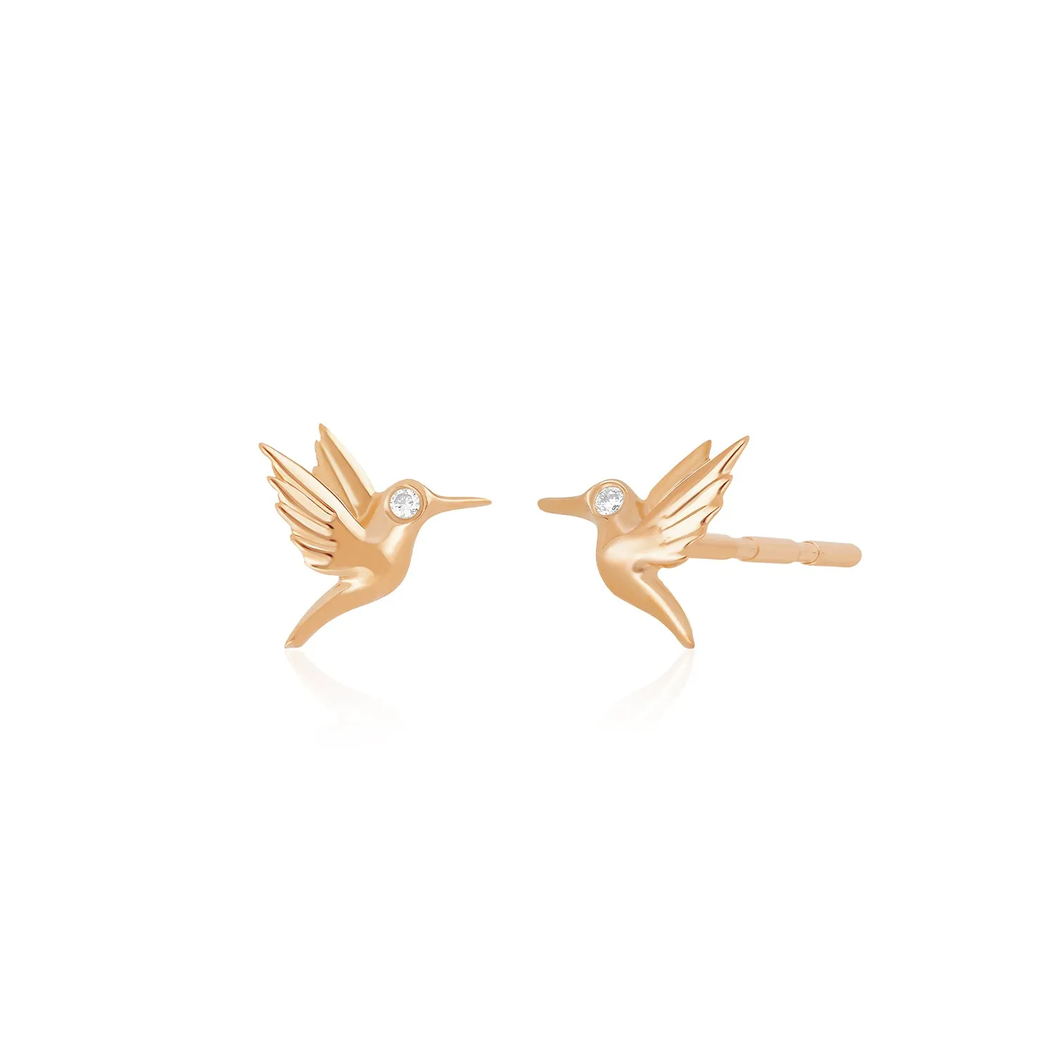 Mini Hummingbird Stud Earring