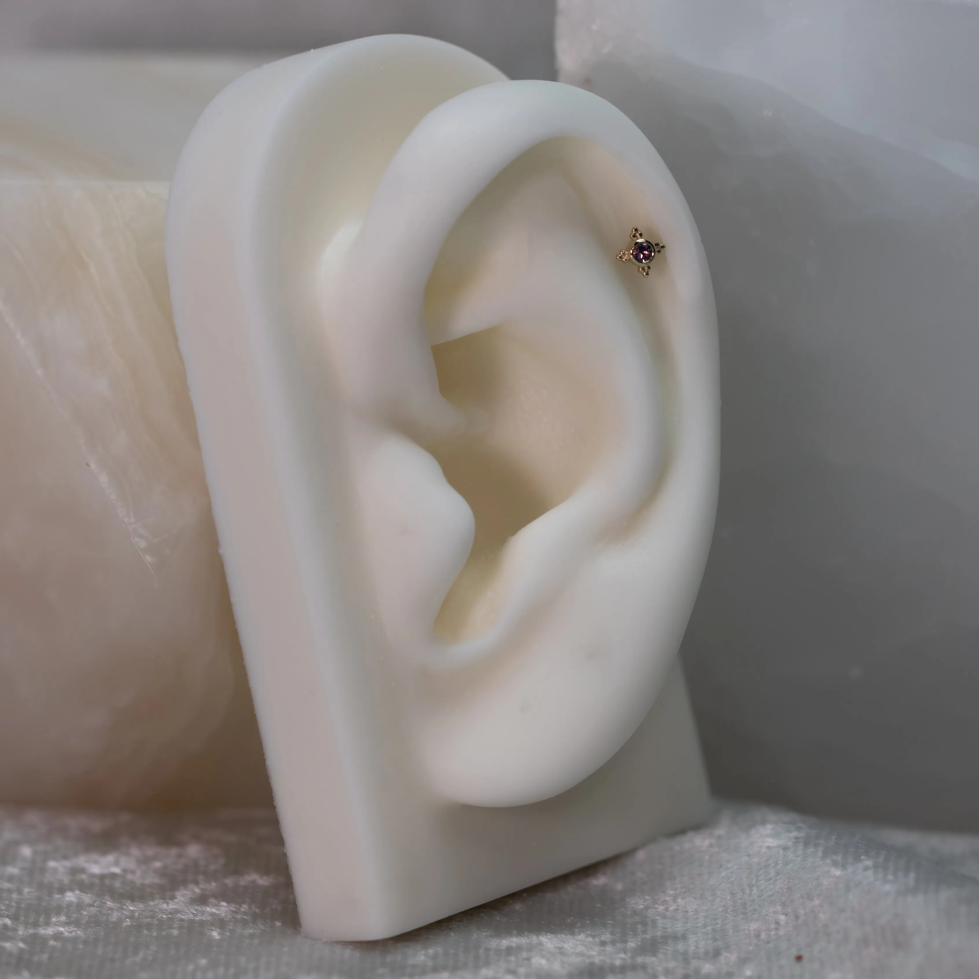 Mini Kandy with Light Amethyst Threadless End