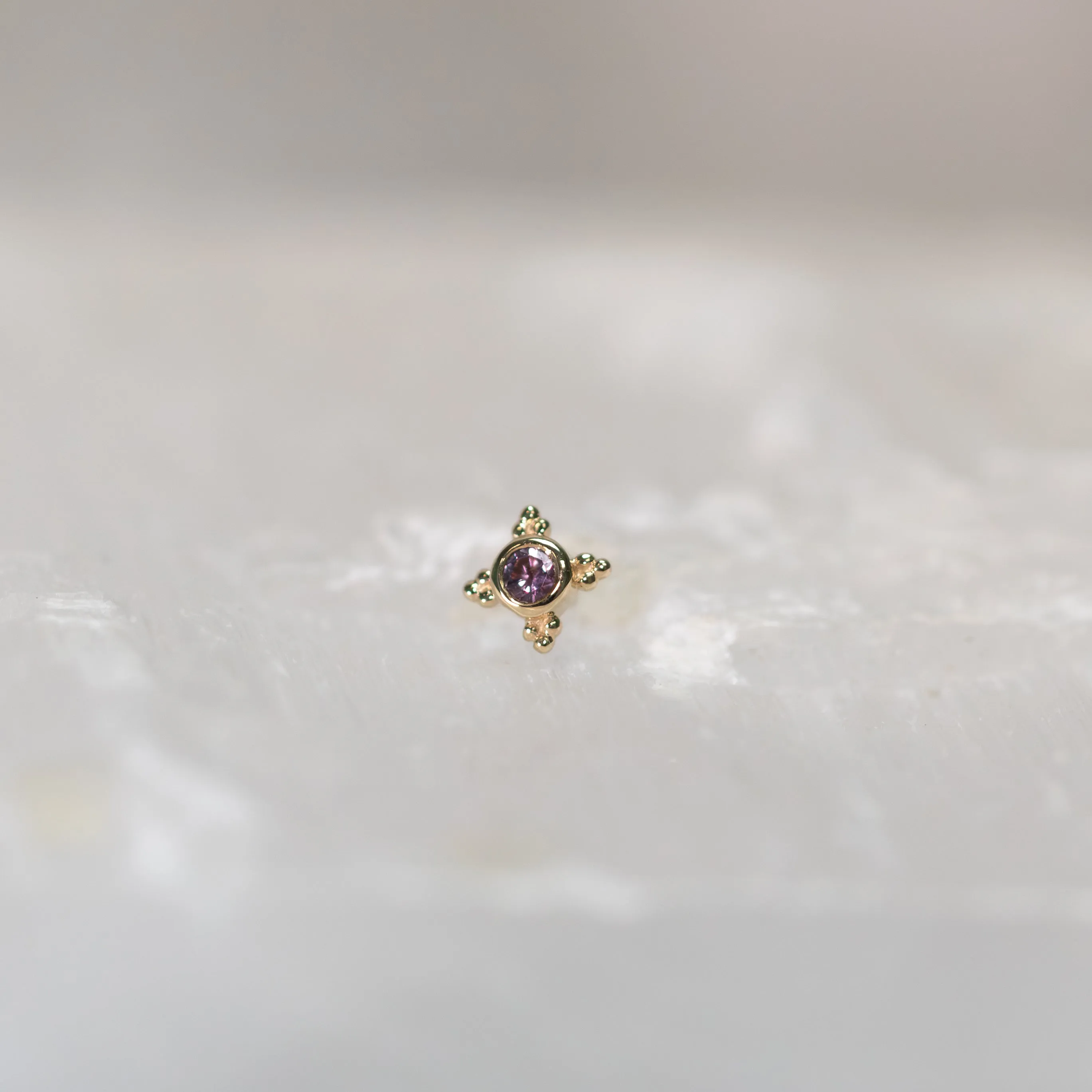 Mini Kandy with Light Amethyst Threadless End