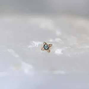 Mini Kandy with Seafoam Tourmaline Threadless End