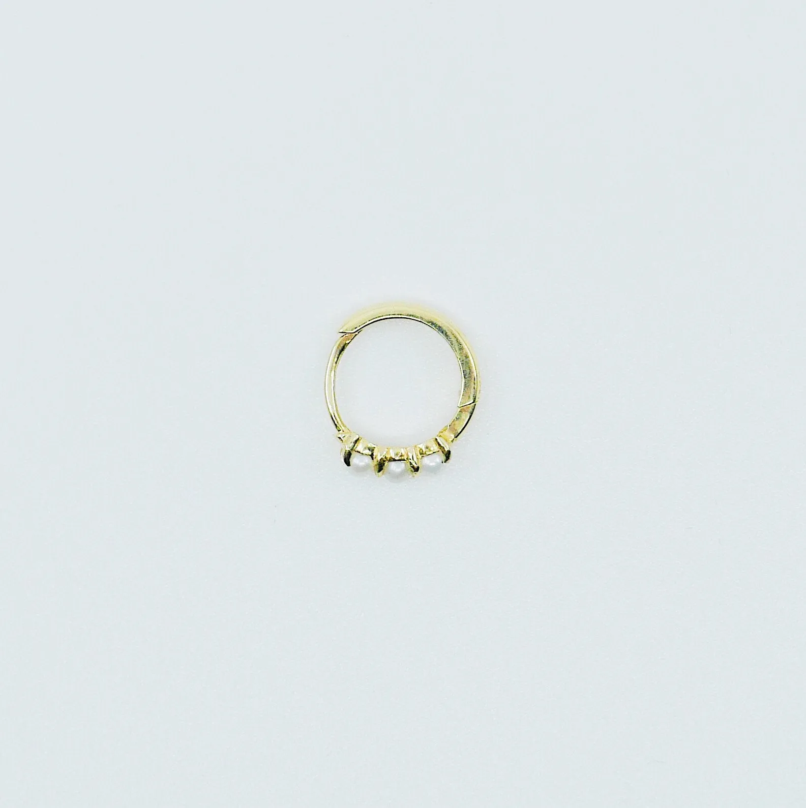 Mini Pearl Hoop