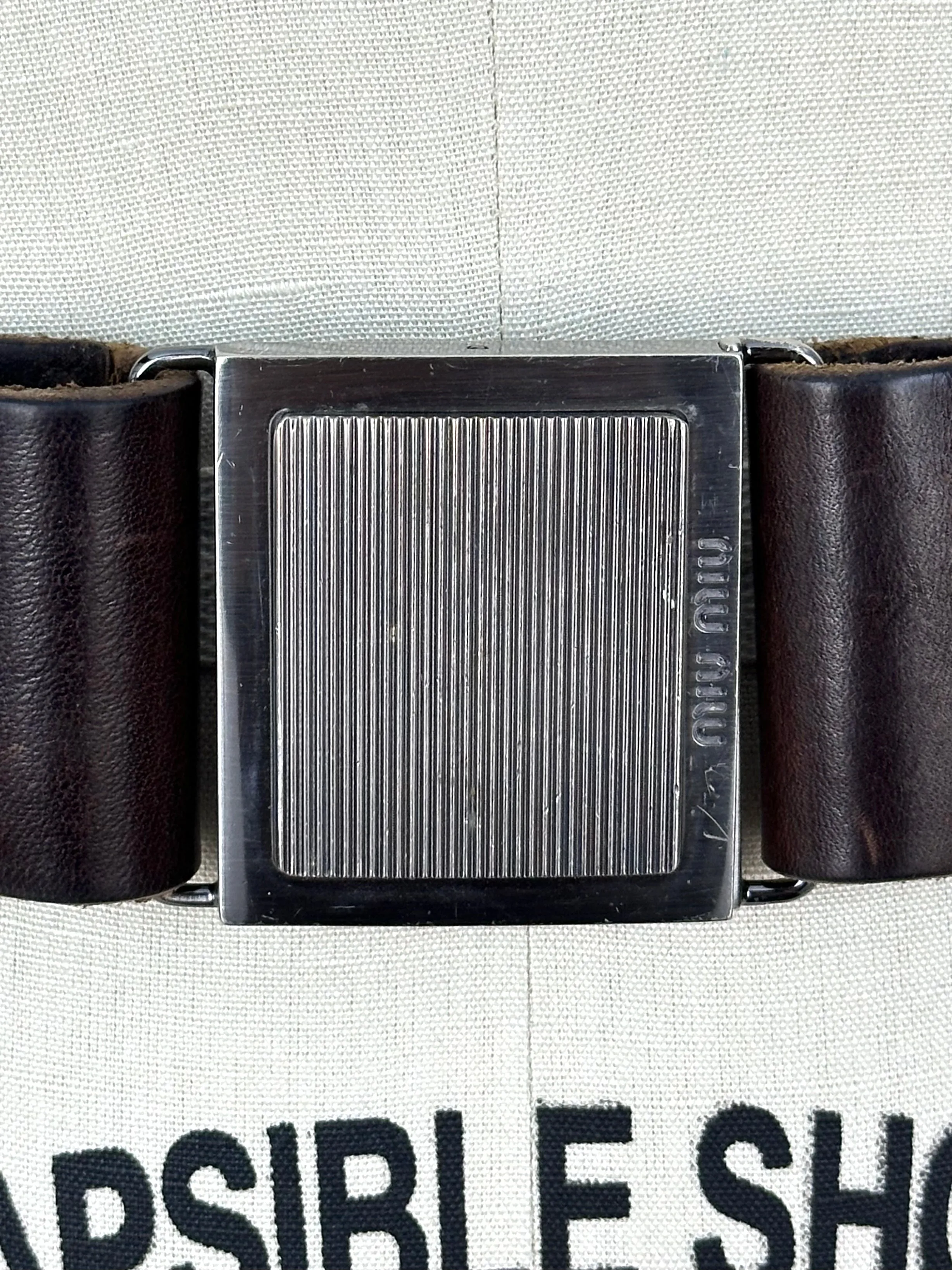 Miu Miu Seat Buckle Belt