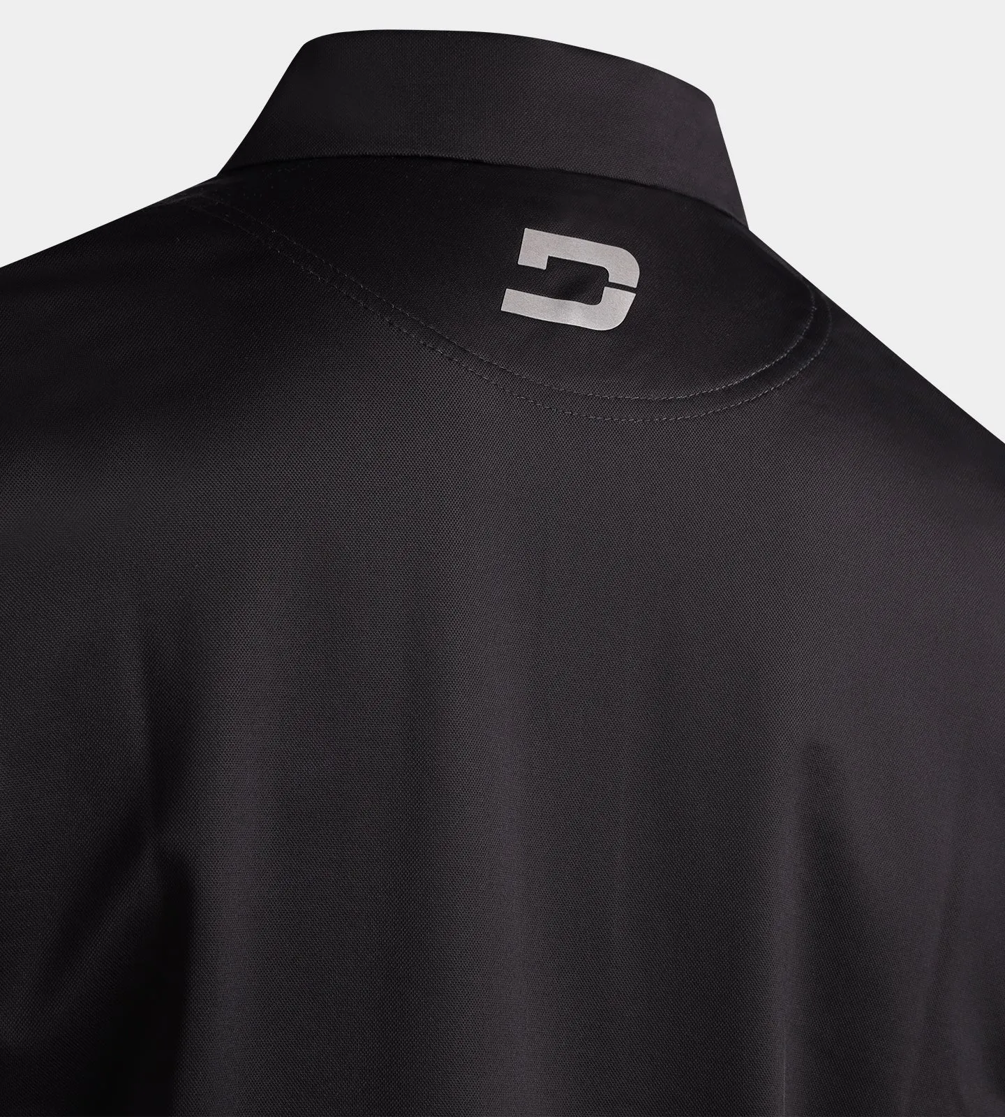 MODERN ABSTRACT POLO - BLACK