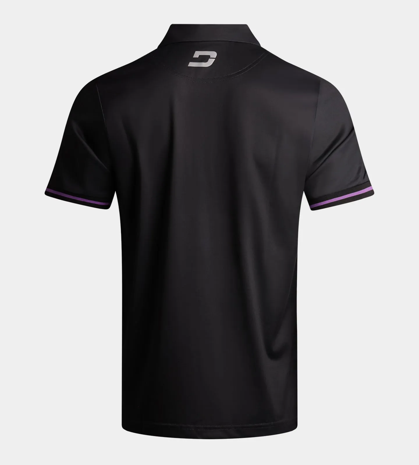 MODERN ABSTRACT POLO - BLACK