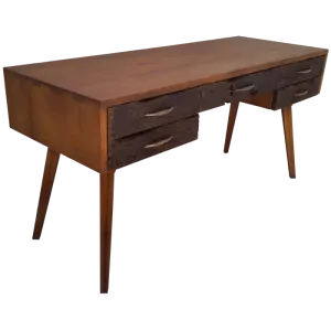 Modern Reclaimed Teak Writing Desk