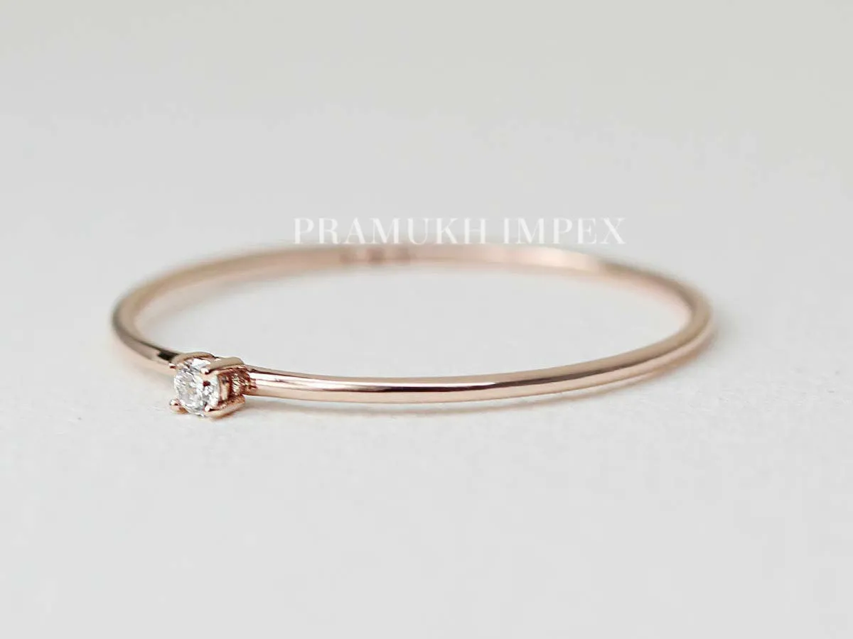 Moissanite Engagement Ring Sterling Silver Vintage Thin Stacking Ring for Women Diamond wedding Bridal anniversary Gifts for Her