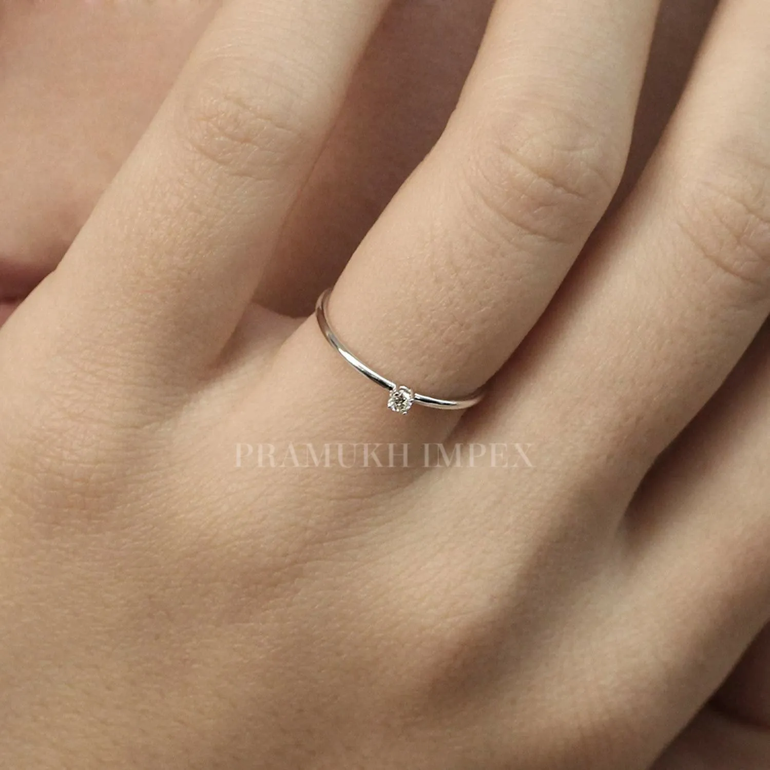Moissanite Engagement Ring Sterling Silver Vintage Thin Stacking Ring for Women Diamond wedding Bridal anniversary Gifts for Her