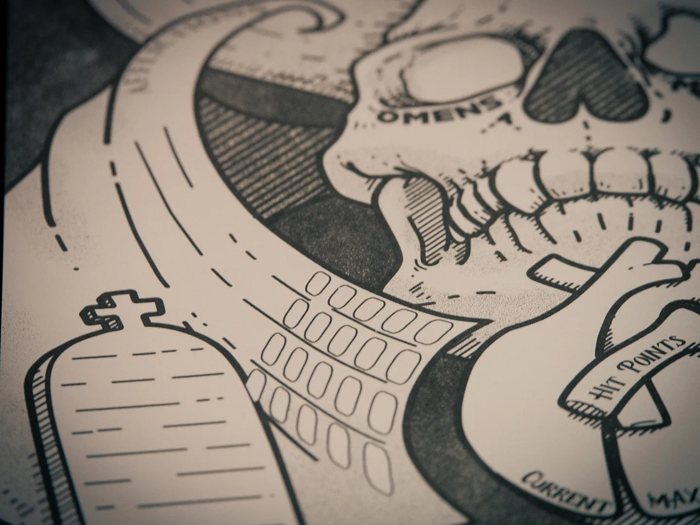 Mörk Borg Character Sheets Pad
