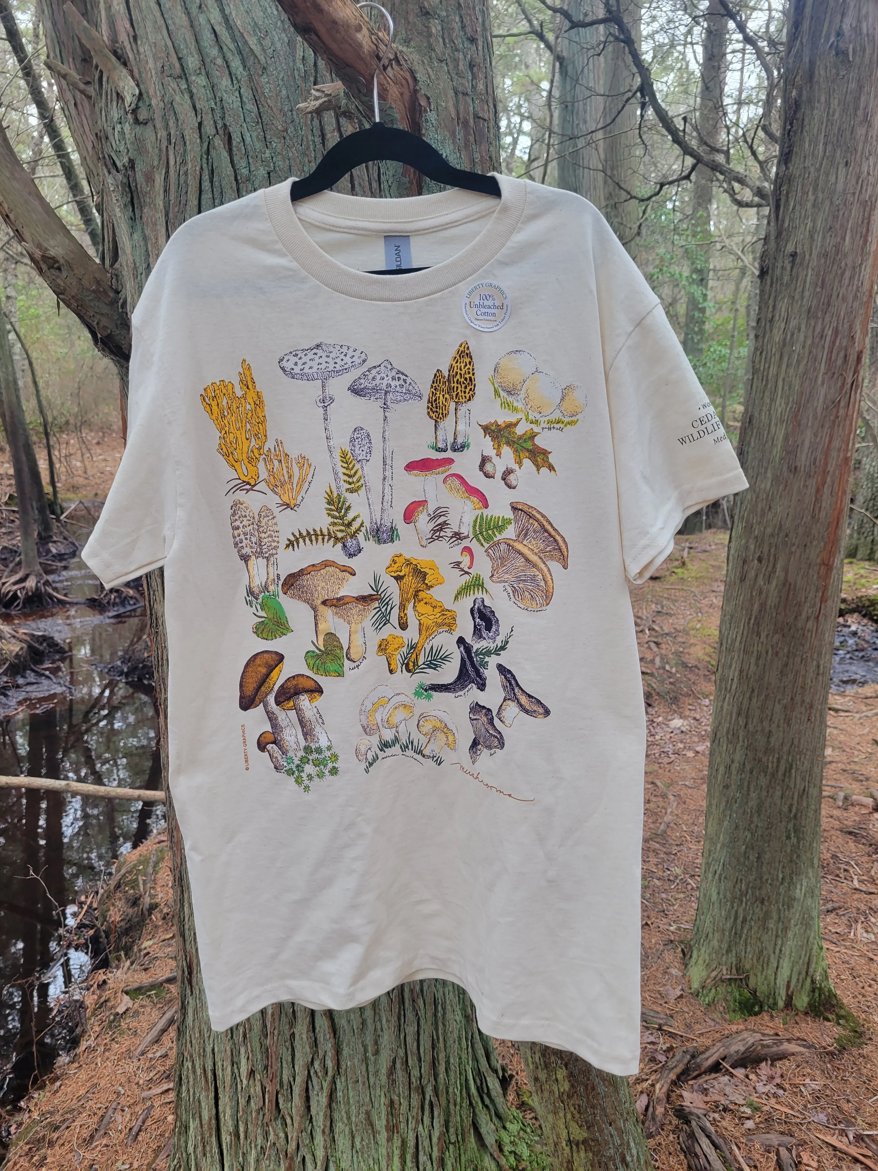 Mushroom Print T-Shirt