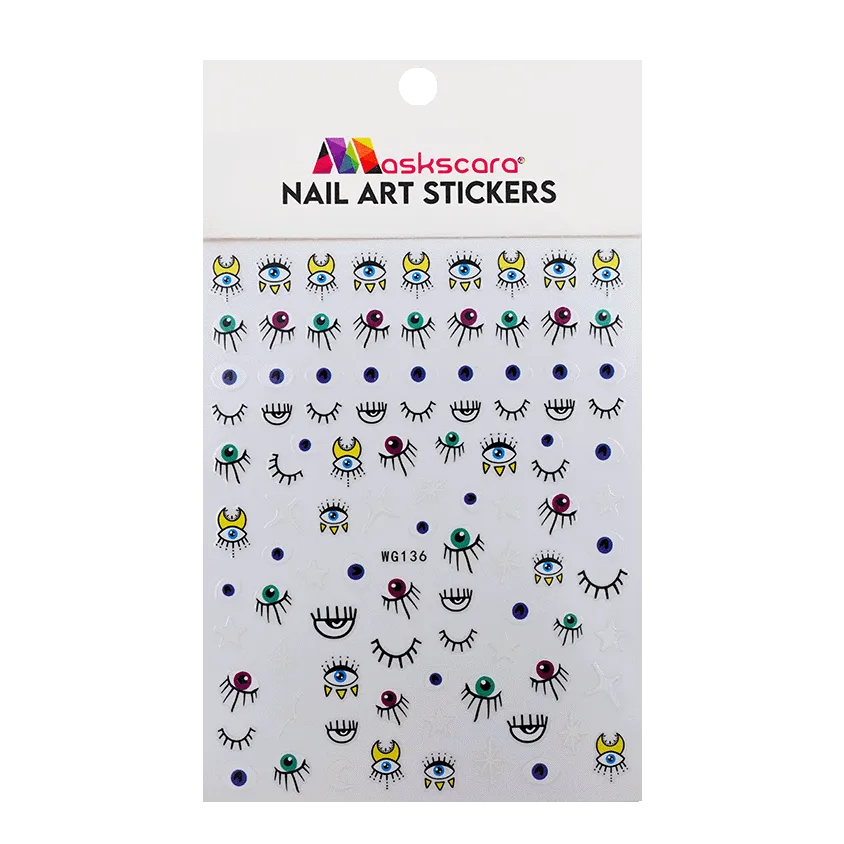 Nail Art Sticker - Colour Eyes