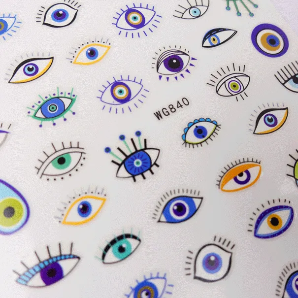 Nail Art Sticker - Eyes
