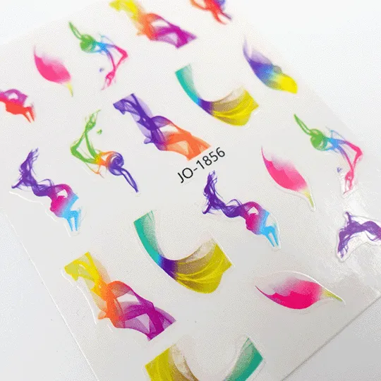 Nail Art Sticker - Watercolours 2