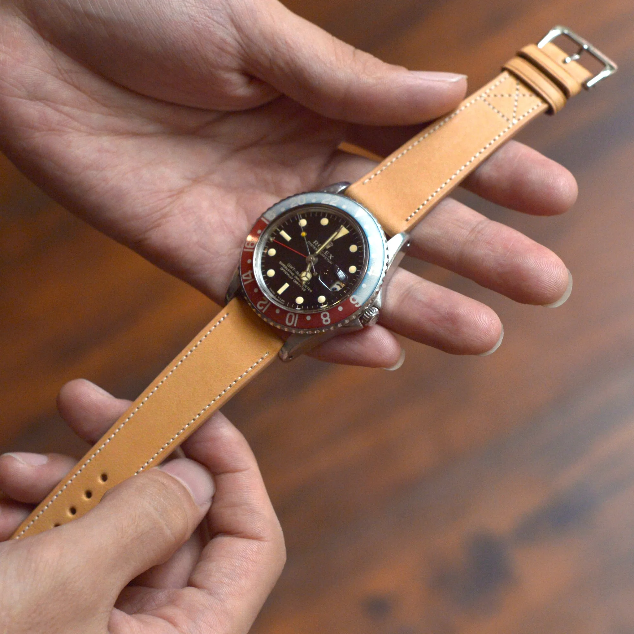 NATURAL SADDLE STANDARD STRAP