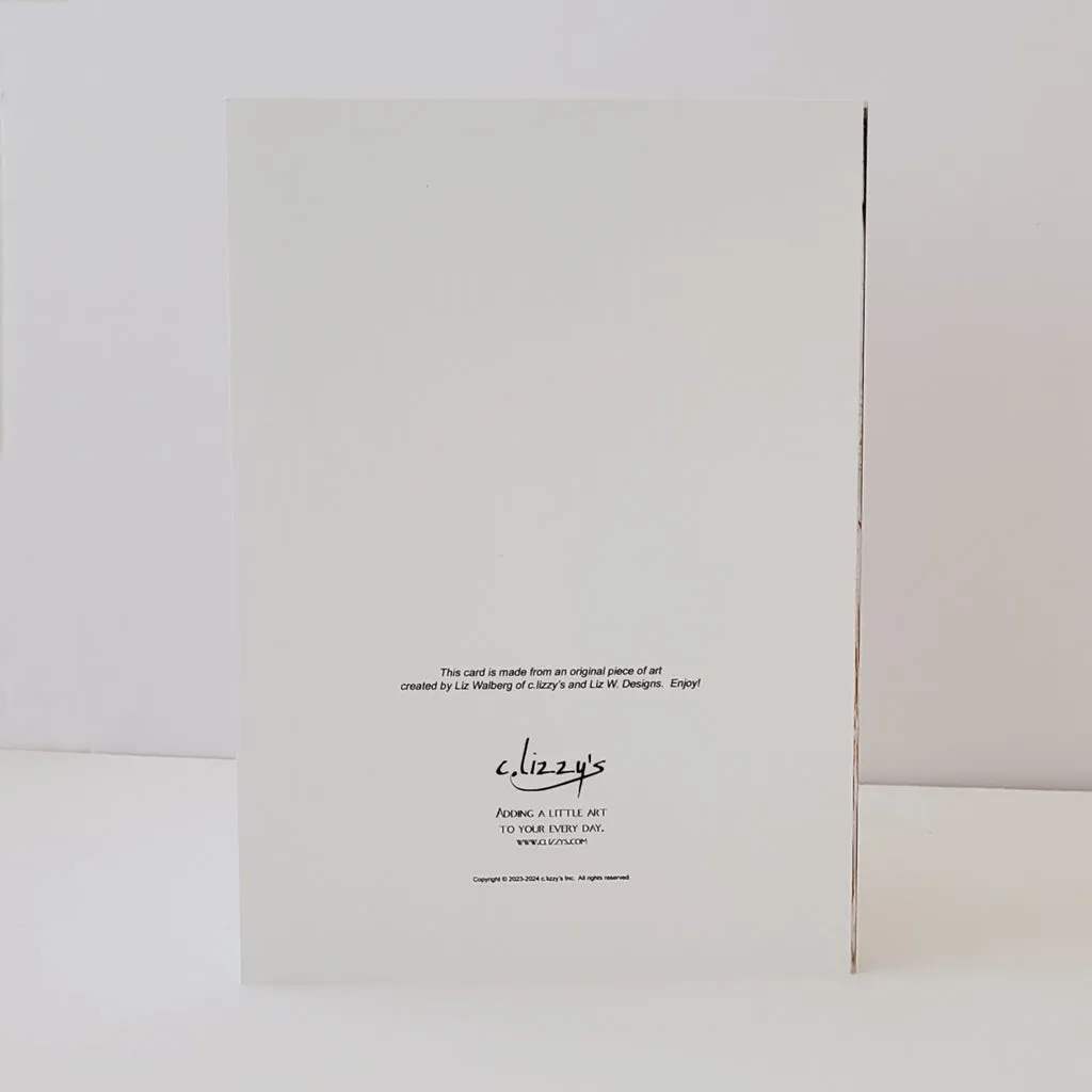 Nature Decorates - Artful Greeting Card