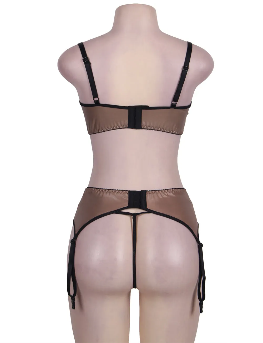 New Fibi Set With Open Bra With Underwire