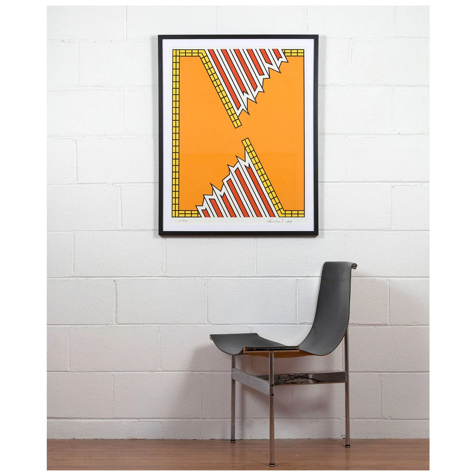 NICHOLAS KRUSHENICK "DEEP DOWN ORANGE" 1979