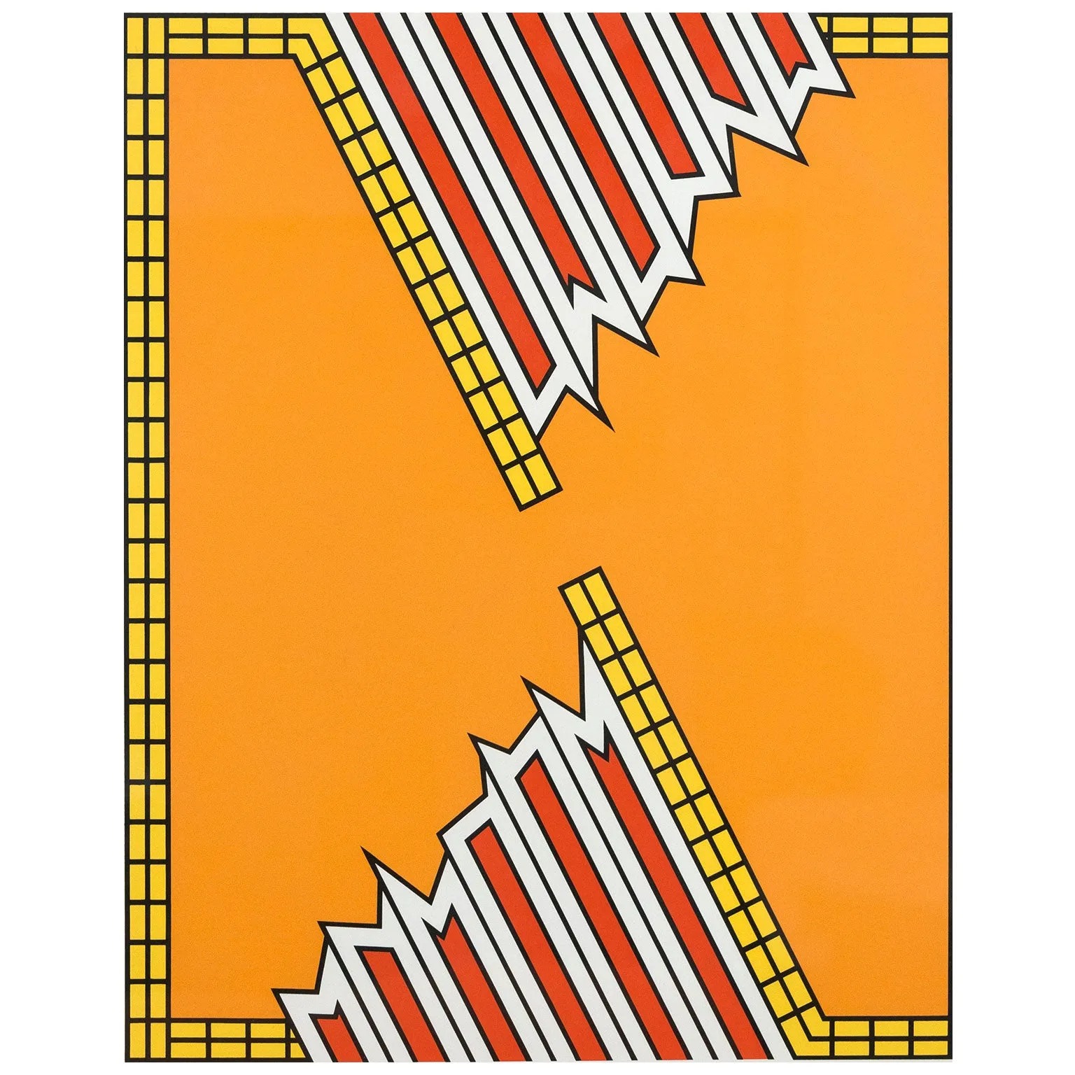 NICHOLAS KRUSHENICK "DEEP DOWN ORANGE" 1979