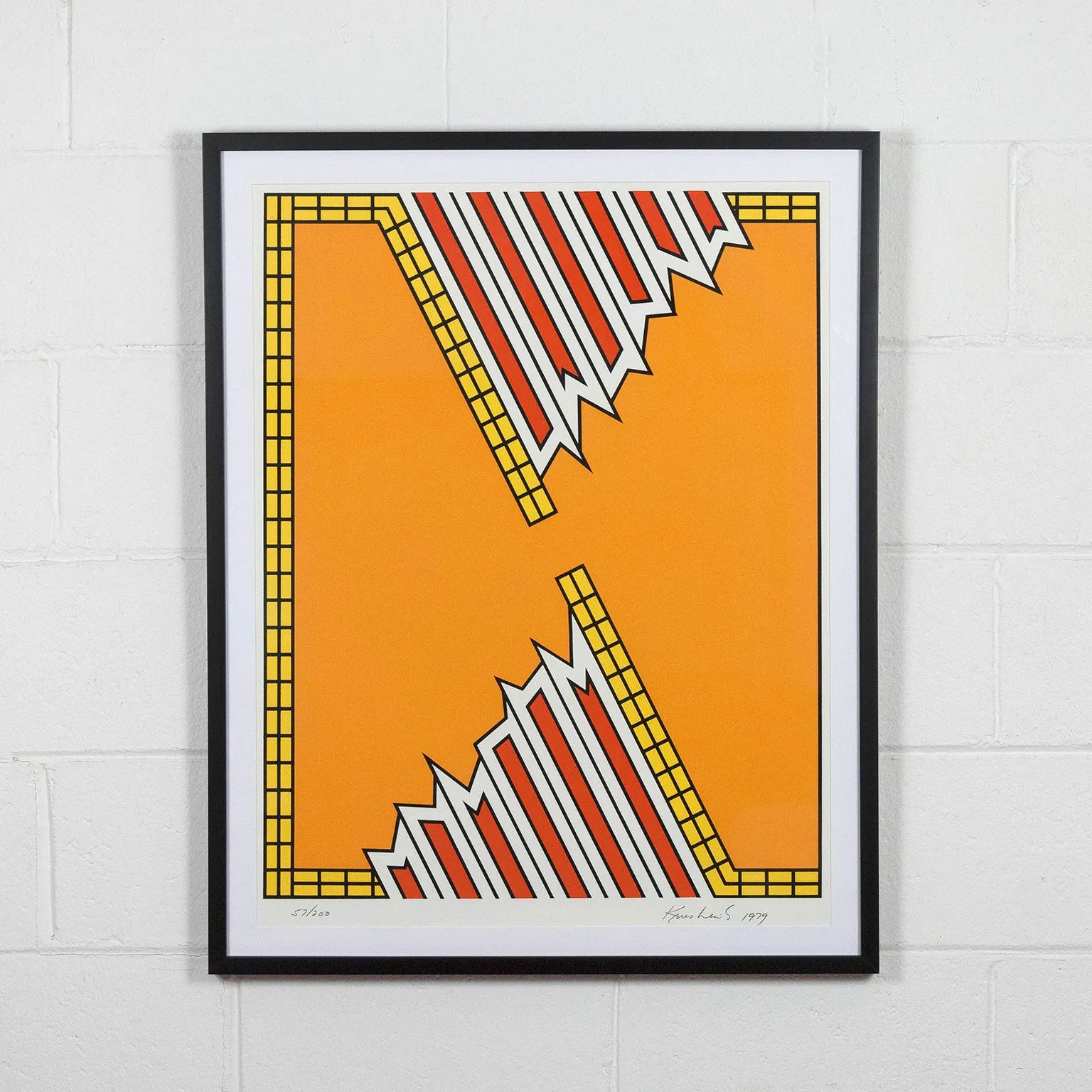 NICHOLAS KRUSHENICK "DEEP DOWN ORANGE" 1979